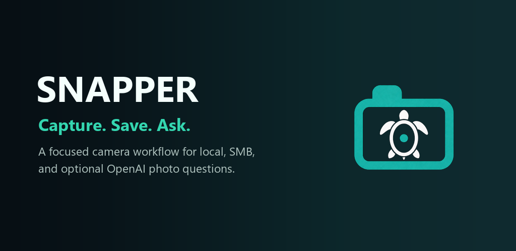 Snapper. Capture. Save. Ask.